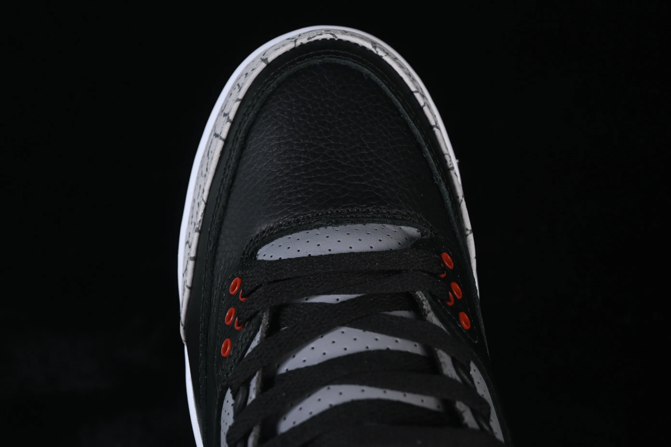 All categories Air Jordan Jordan series basketball shoes Air Jordan 3 TG version Air Jordan 3 "Black Cement" AJ3 Jordan 3 first year black cement DN3707-010